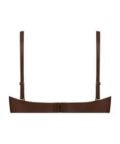 Jane Padded Strapless Underwired Bra - Brown