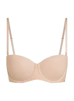 Jane Padded Strapless Underwired Bra - Beige