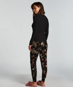 Jersey Pyjama Pants - Black