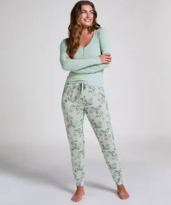 Jersey Pyjama Pants - Green