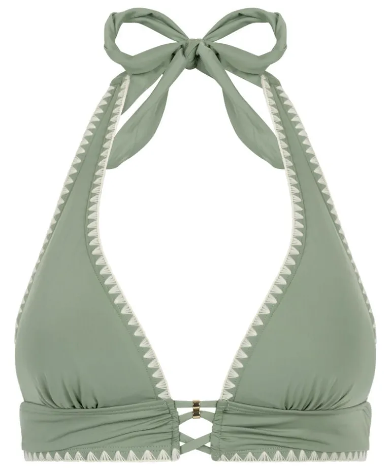 Joburg Triangle Bikini Top - Green
