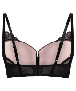 Juliette Padded Longline Underwired Bra - Black