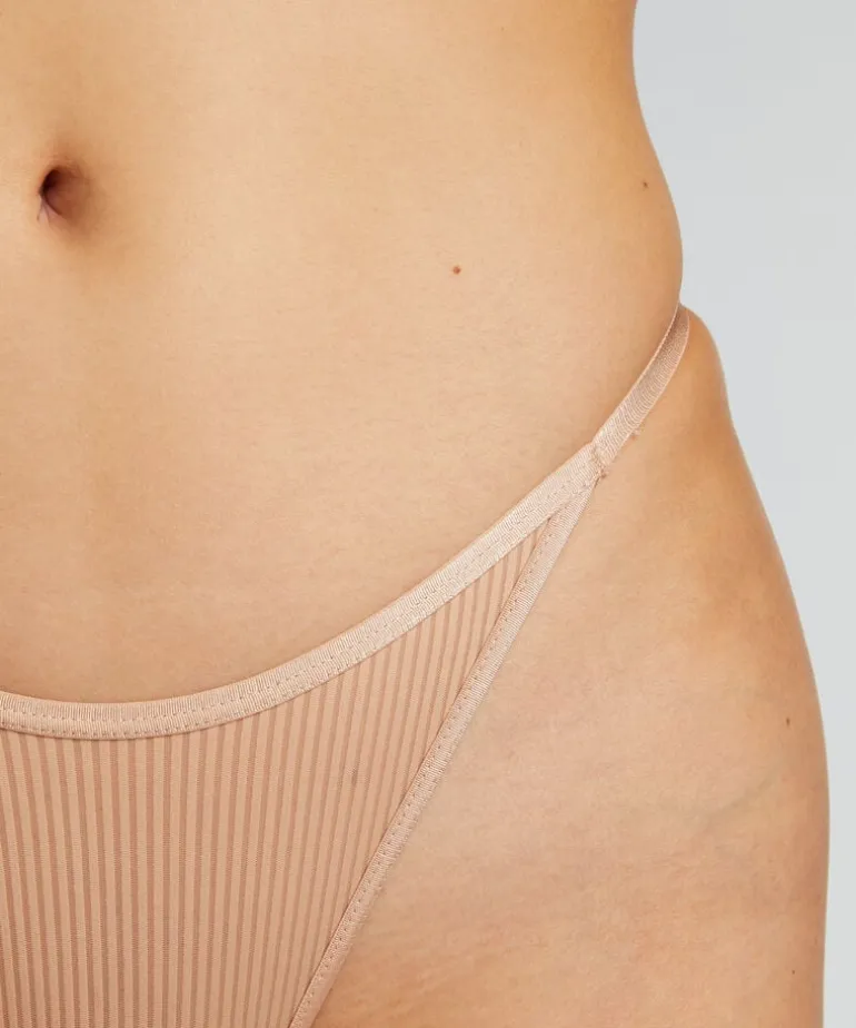 Kaiden High Leg Brazilian - Beige