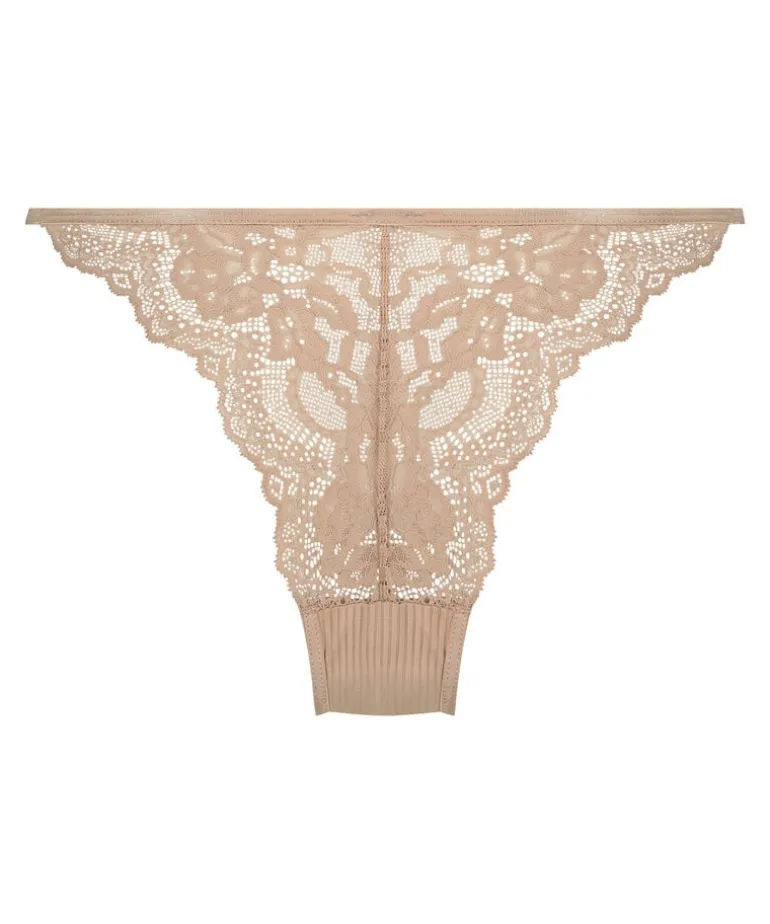 Kaiden High Leg Brazilian - Beige