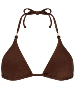 Kallua Triangle Bikini Top - Brown
