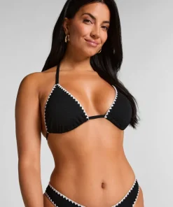 Kenya Triangle Bikini Top - Black