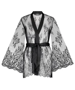 Kimono Allover Lace - Black