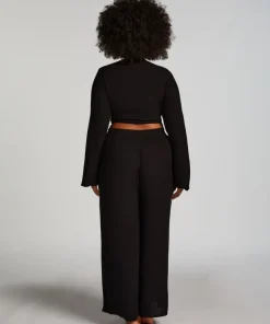 Knot Long Sleeve Top - Black