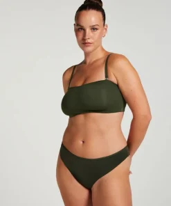 Lace Back Invisible Thong - Green