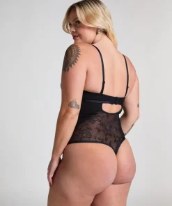 Lace Shaping Body - Black