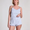 Lace Shorts Pointelle - Blue