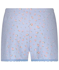 Lace Shorts Pointelle - Blue
