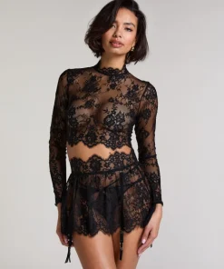 Lace Skirt - Black