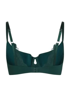 Lana Padded Underwired Bra - Green