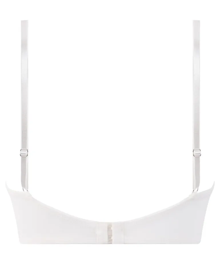 Lauren Padded Underwired Longline Bra - White
