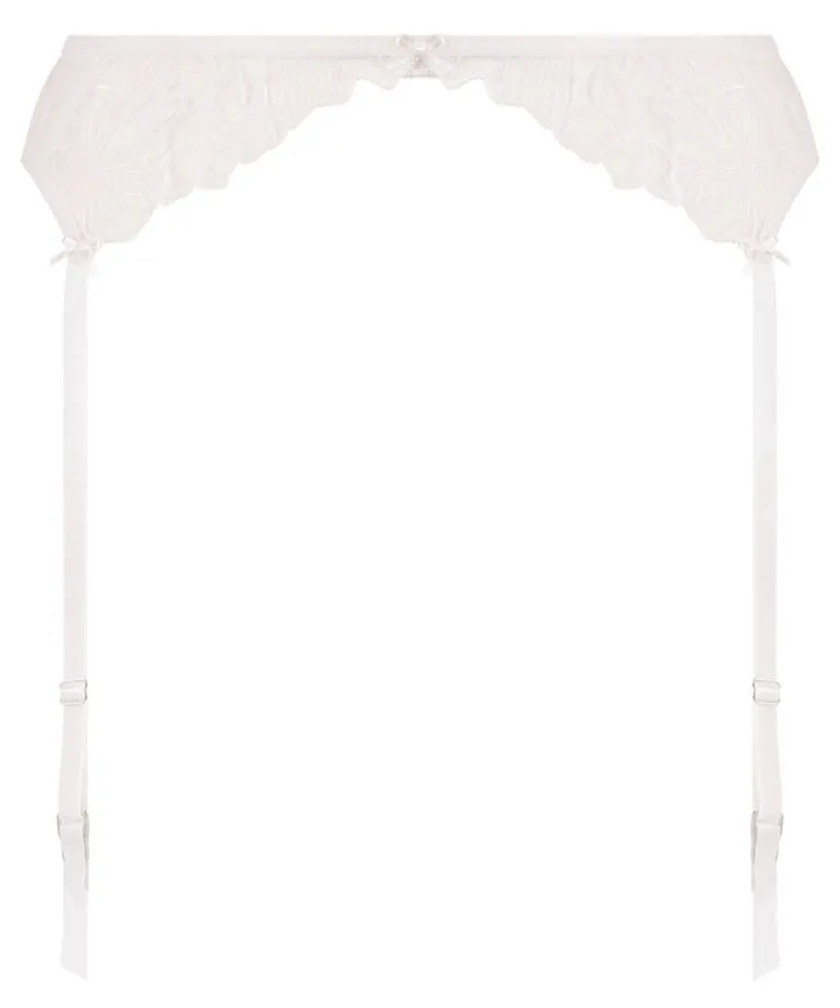 Lauren Suspenderbelt - White