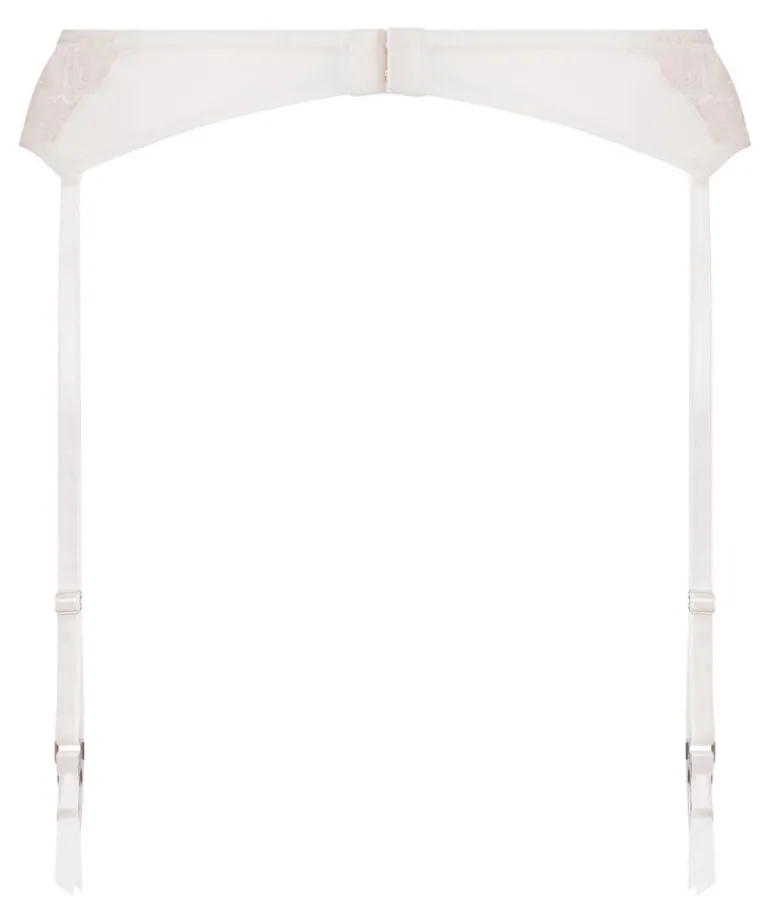 Lauren Suspenderbelt - White