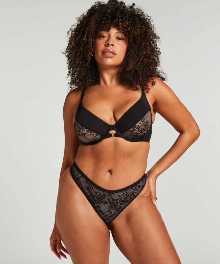 Lea Non-Padded Underwired Bra - Black