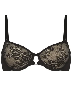Lea Padded Underwired Bra - Black