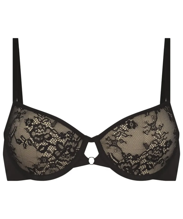 Lea Padded Underwired Bra - Black
