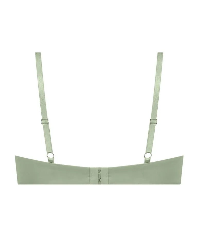 Lea Padded Underwired Bra - Green
