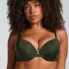 Lea Padded Underwired Push-Up Bra - Green