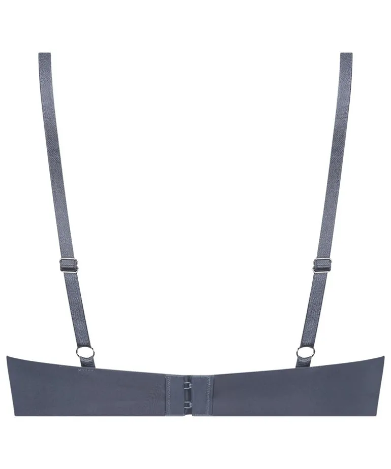 Lea Padded Underwired Push-Up Bra - Gray
