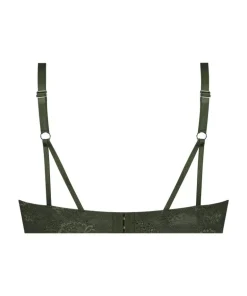 Lea Padded Underwired Push-Up Bra - Green