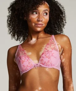 Lillia Padded Underwired Bra - Pink