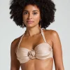 Lima Bandeau Bikini Top - Beige