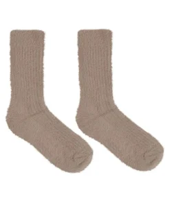 Liv Fluffy Socks - Beige