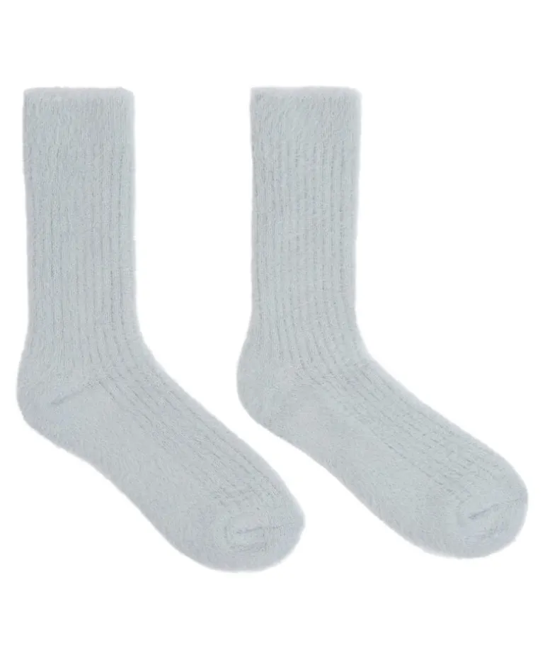 Liv Fluffy Socks - Green