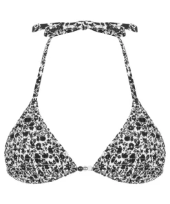 Lobos Triangle Bikini Top - Black