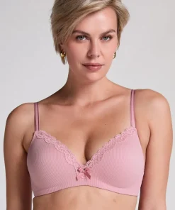 Lola Padded Non-Wired Bra - Pink