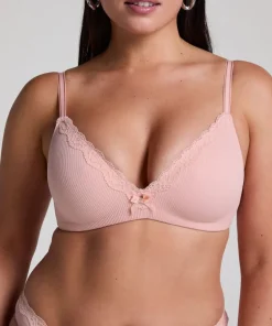 Lola Padded Non-Wired Bra - Pink