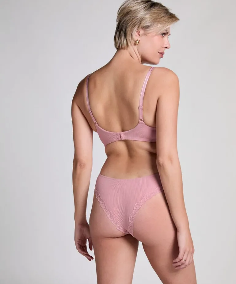 Lola Padded Non-Wired Bra - Pink