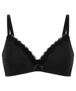 Lola Padded Non-Wired Bra - Black