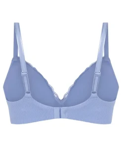 Lola Padded Non-Wired Bra - Blue