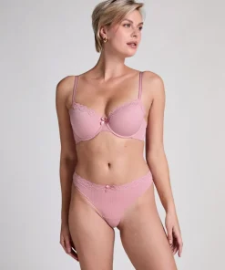 Lola Padded Underwired Bra - Pink