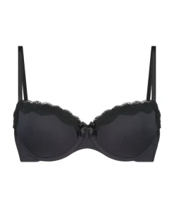 Lola Padded Underwired Bra - Black