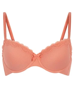Lola Padded Underwired Bra - Pink