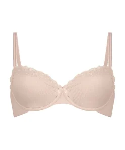 Lola Padded Underwired Bra - Pink