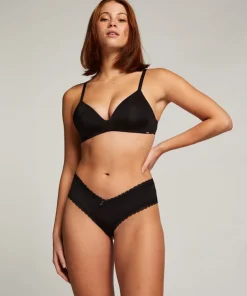 London V-shaped Brazilian - Black