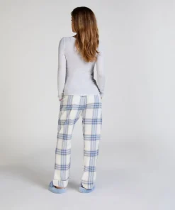Long-Sleeved Pyjama Top - Gray