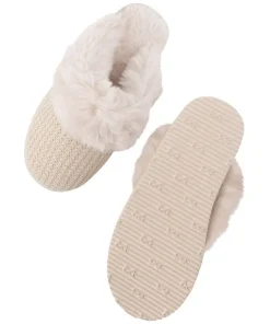 Lowan Mule Slipper - White