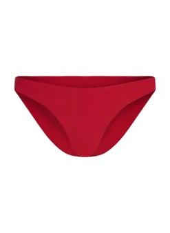 Luna High-Leg Bikini Bottoms - Red
