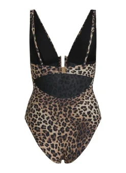Luxe Animalia Shaping Bathingsuit - Brown