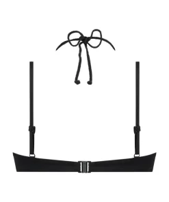 Luxe padded Underwired Bikini Top - Black