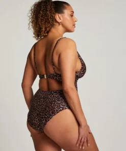 Luxe Shaping Swimsuit - Brown