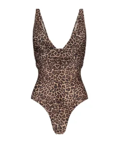 Luxe Shaping Swimsuit - Brown